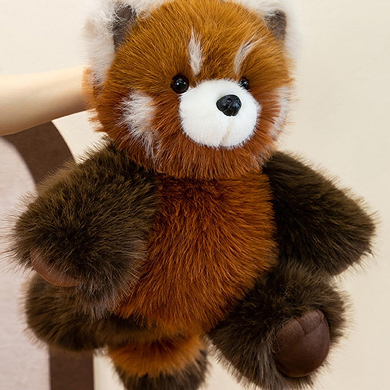 Peluche Qui Court PandaRoux Kawaii, Peluche Qui Courent PandaRoux, Peluches Quis Marche Pandas Rouxs, Adorable Doudou Anti-Stress 55 Cm, Décoration Intérieure Et Idée Cadeau pour Toutes Fêtes
