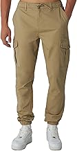 Smith & Solo Men's Cargo Trousers – Men's Cotton Work Trousers Chino Cargo Stretch Active Clothing with Pockets and Drawstring