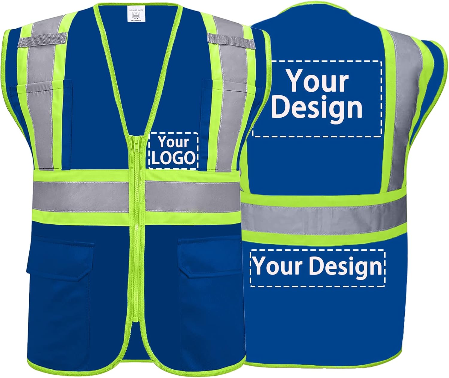 Buy Custom Logo Safety Vest Class 2 High Visibility Reflective Vest