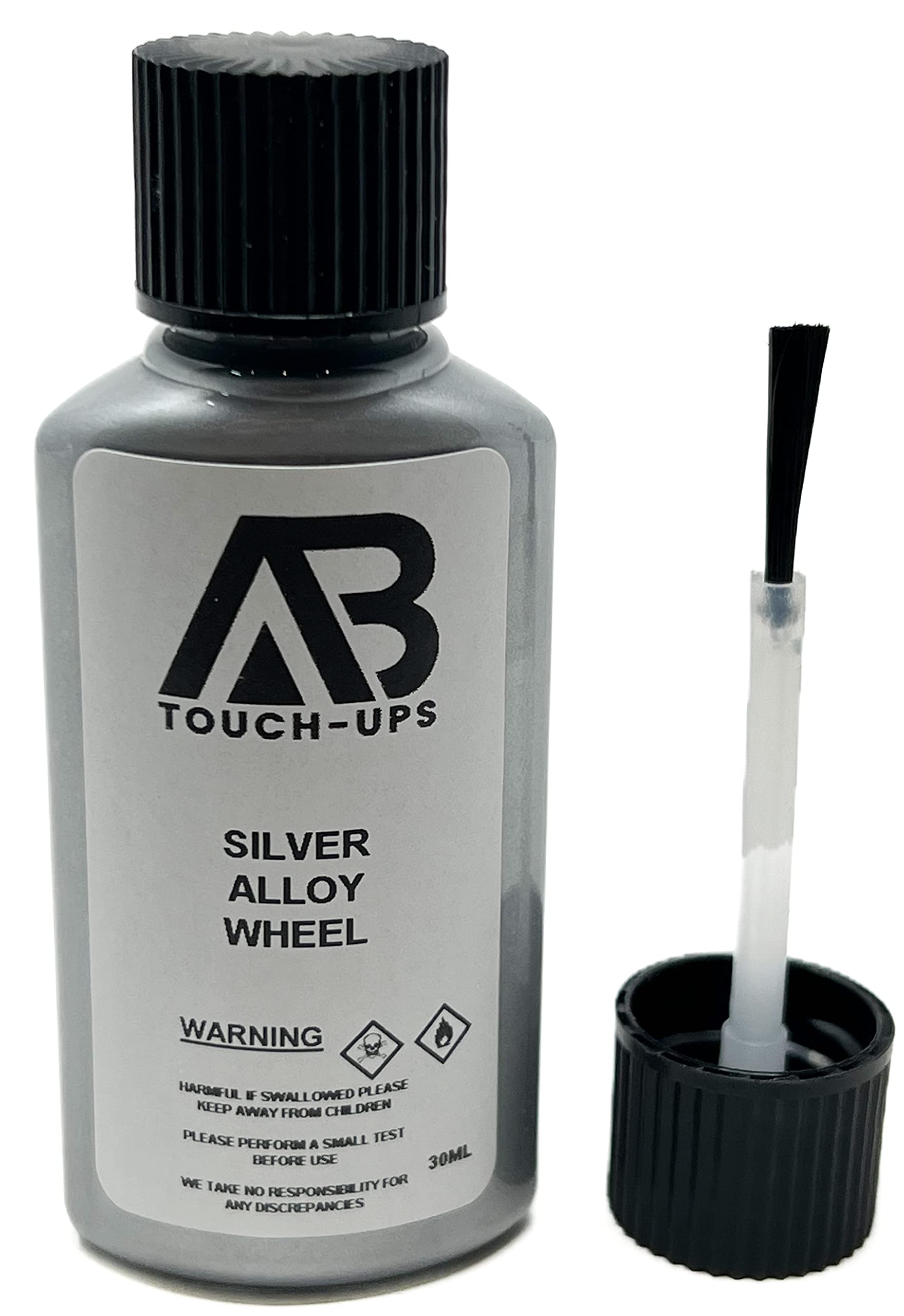 SILVER ALLOY WHEEL PAINT TOUCH UP BOTTLE 30ML