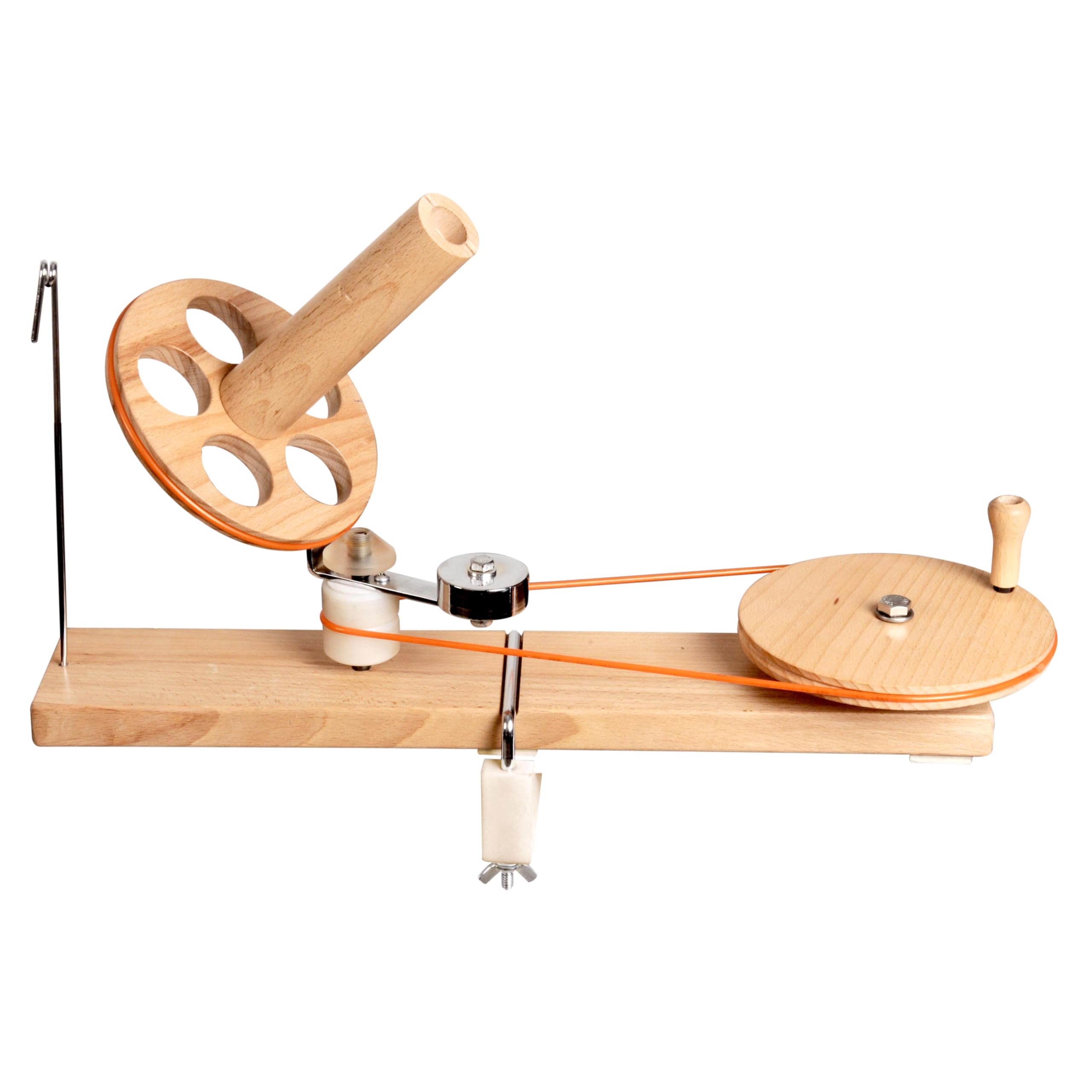 KNITPROKP35005 KnitPro Winding & Dispensing Accessories Natural Ball Winder, Wood, Multi-Colour, 30 x 35 x 30 cm