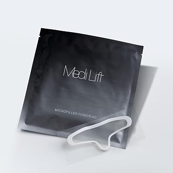 رقعة الجبهة Medi Lift Microfiller - بقع مضادة للتجاعيد مملوءة بالهيالورونيك والكولاجين لتنعيم خطوط الوجه طوال الليل وشد البشرة - علاج التجاعيد للنساء والرجال