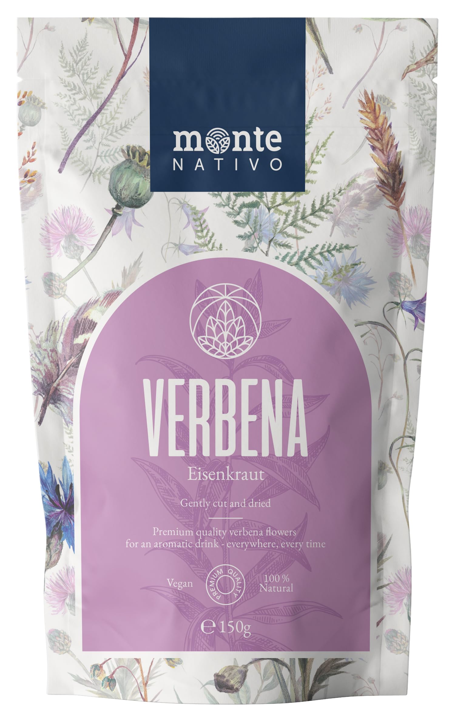 Lemon Balm Tea Monte Nativo (300g) - Gently Dried Lemon Balm Leaves - Aromatic and 100% Pure and Natural Loose Leaf Herbal Tea Without Additives - As a healthy, refreshing infusion — view 20