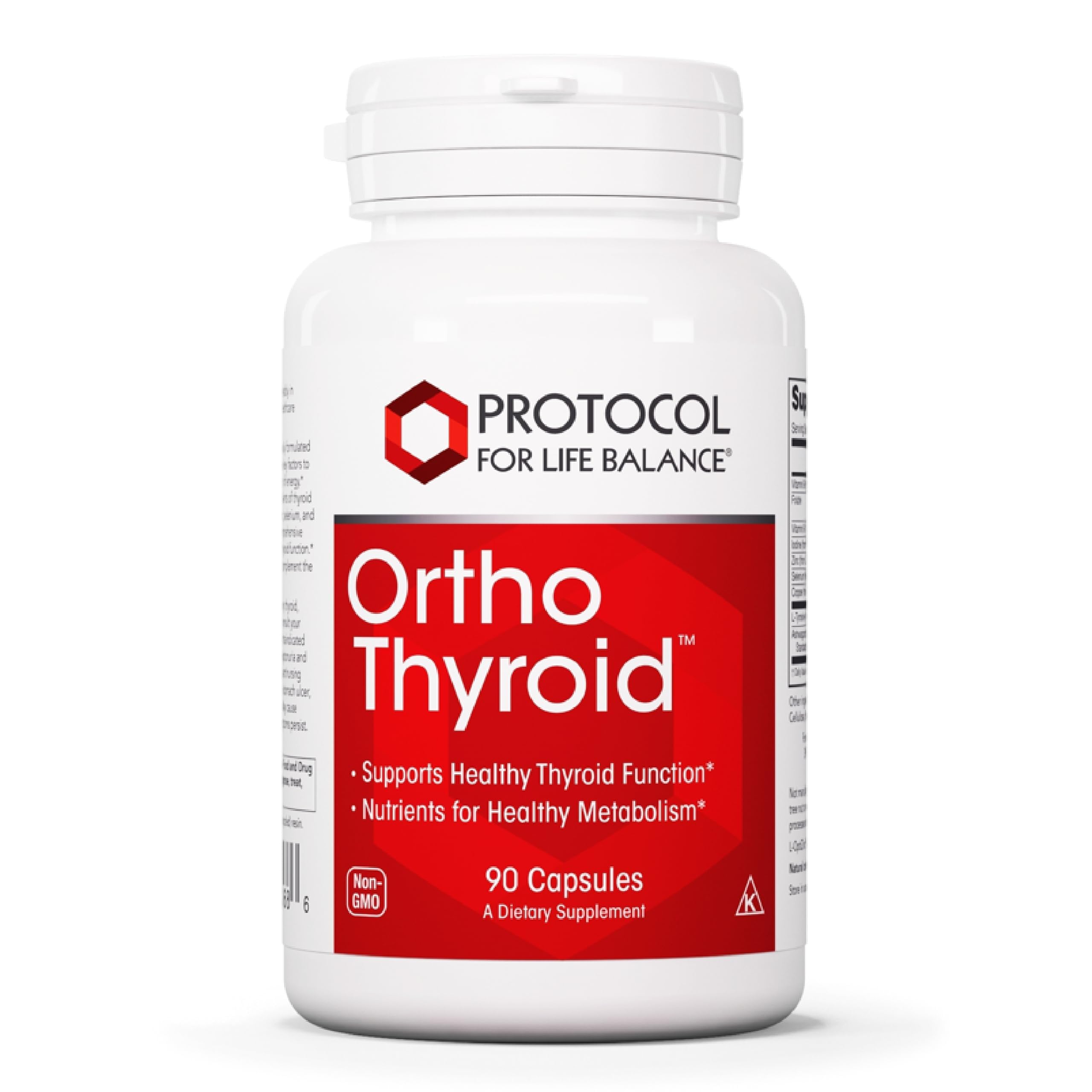 PROTOCOL FOR LIFE BALANCE Ortho Thyroid, with Ashwagandha, 90 Caps