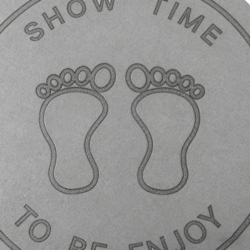 Miniatura 7 de Generic Alfombrilla de cuerda para saltar para interiores, equipo de absorción de golpes gris de 23.6 pulgadas, tapete de cuerda de saltar para