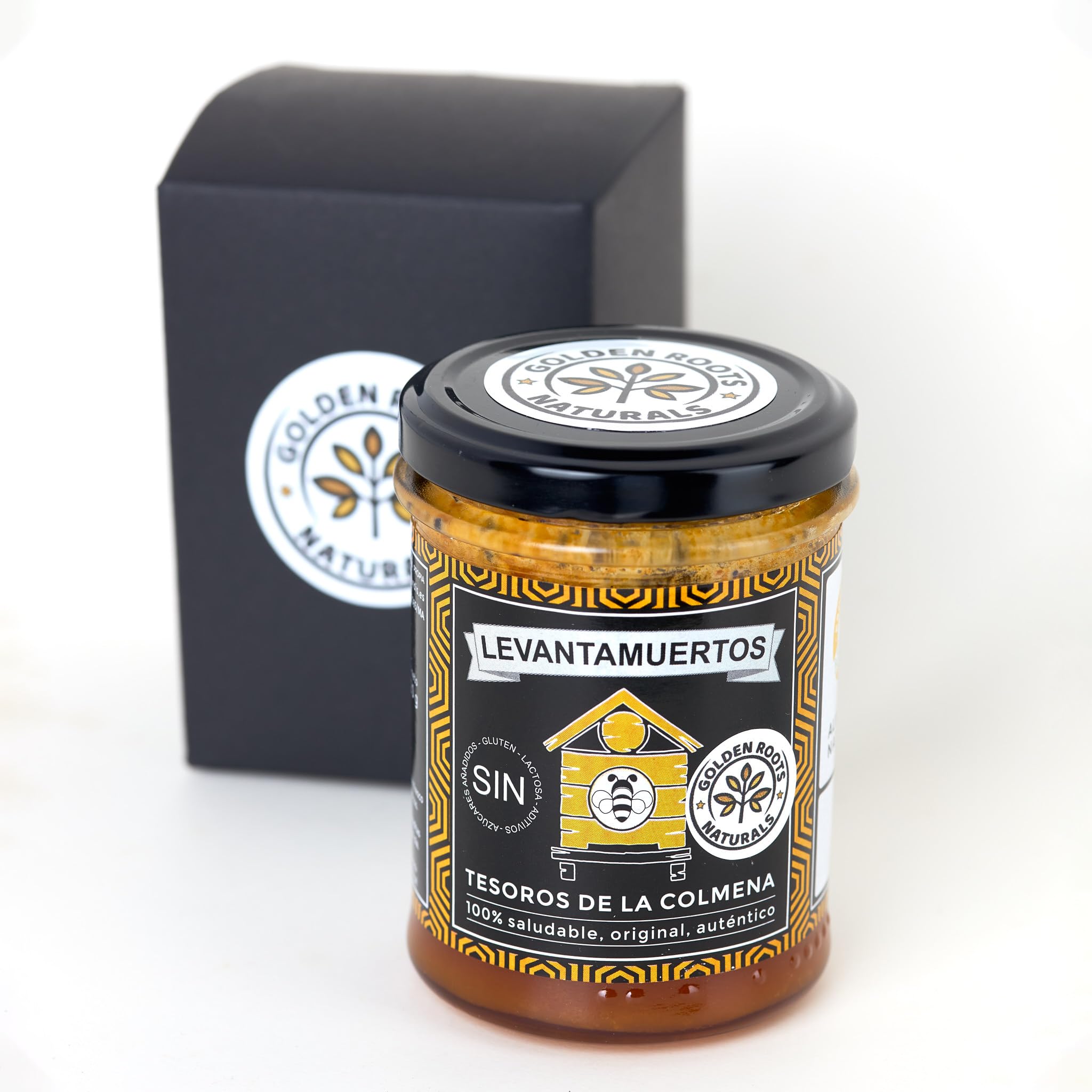 Levantamuertos Natural - Energia contra el Cansancio y Suplemento para las Defensas con Miel Pura de Abejas - Jalea Real - Propolis - Polen - 5