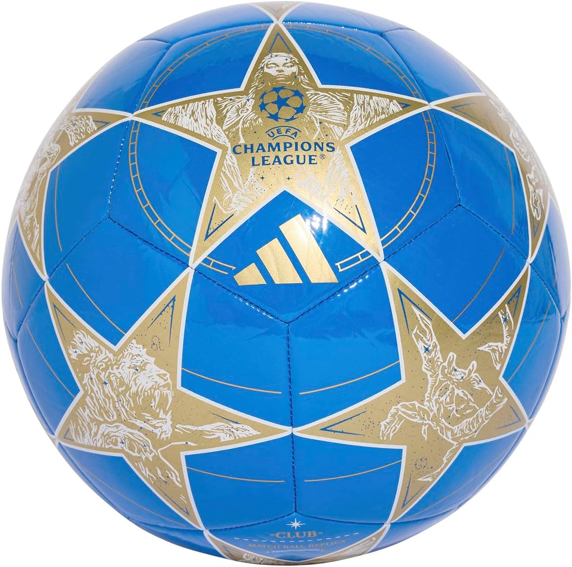 Adidas UEFA Champions League Club Soccer Ball JP1535, Unisex Soccer Footballs, Blue, 5 EU