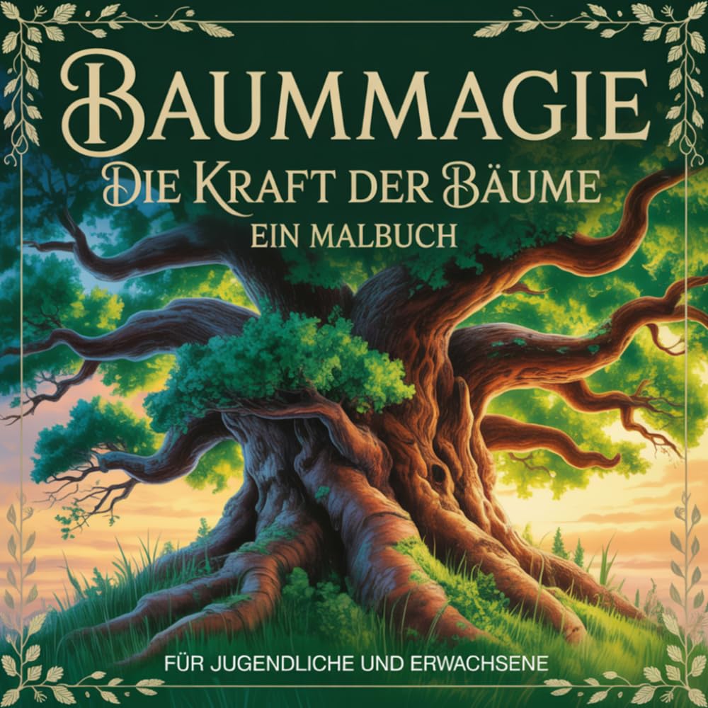 Baummagie - Die Kraft der Bäume Ein Malbuch: für Jugendliche und Erwachsene