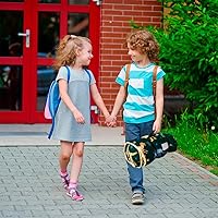 Vista 6 de Primlect Colchoneta Engrosada para Siesta de Niños Pequeños con Almohada Removible y Manta Minky, Saco de Dormir Extra Grande de 55''x35'', Lavable