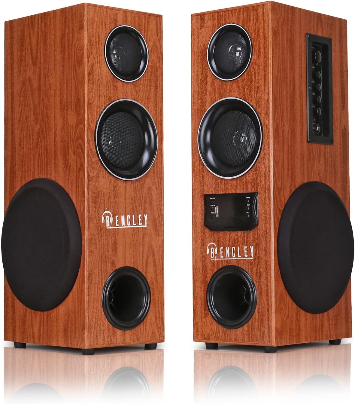 F&D T60X Twin Tower Speakers (Black) Wireless Bluetooth Speaker