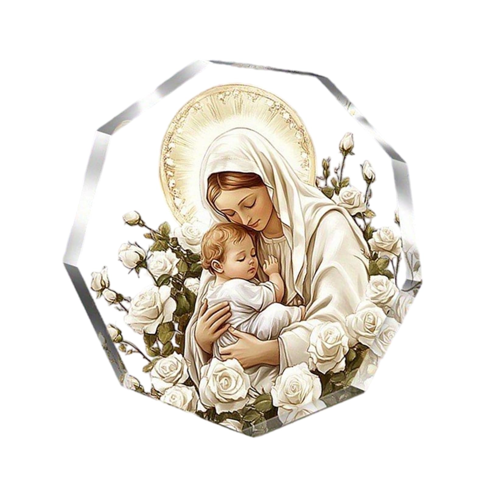 Ruinbnc E Nativity Ornament Christmas Decoration Christmas Nativity Desktop Decors Keepsakes Christians Religious Gift Scen Ornament