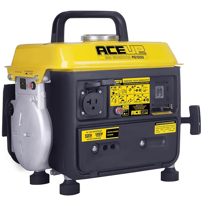 Aceup Energy 1,200W Gas-Powered Generator