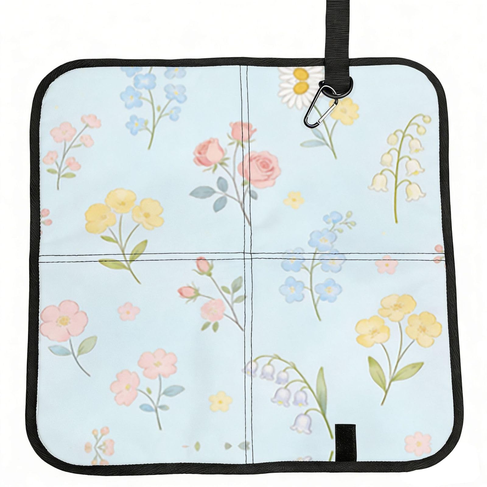 DUYIOKH Sky Garden Print Foldable Portable Seat Cushion for World Cup Games, Camping and Outdoor Activities