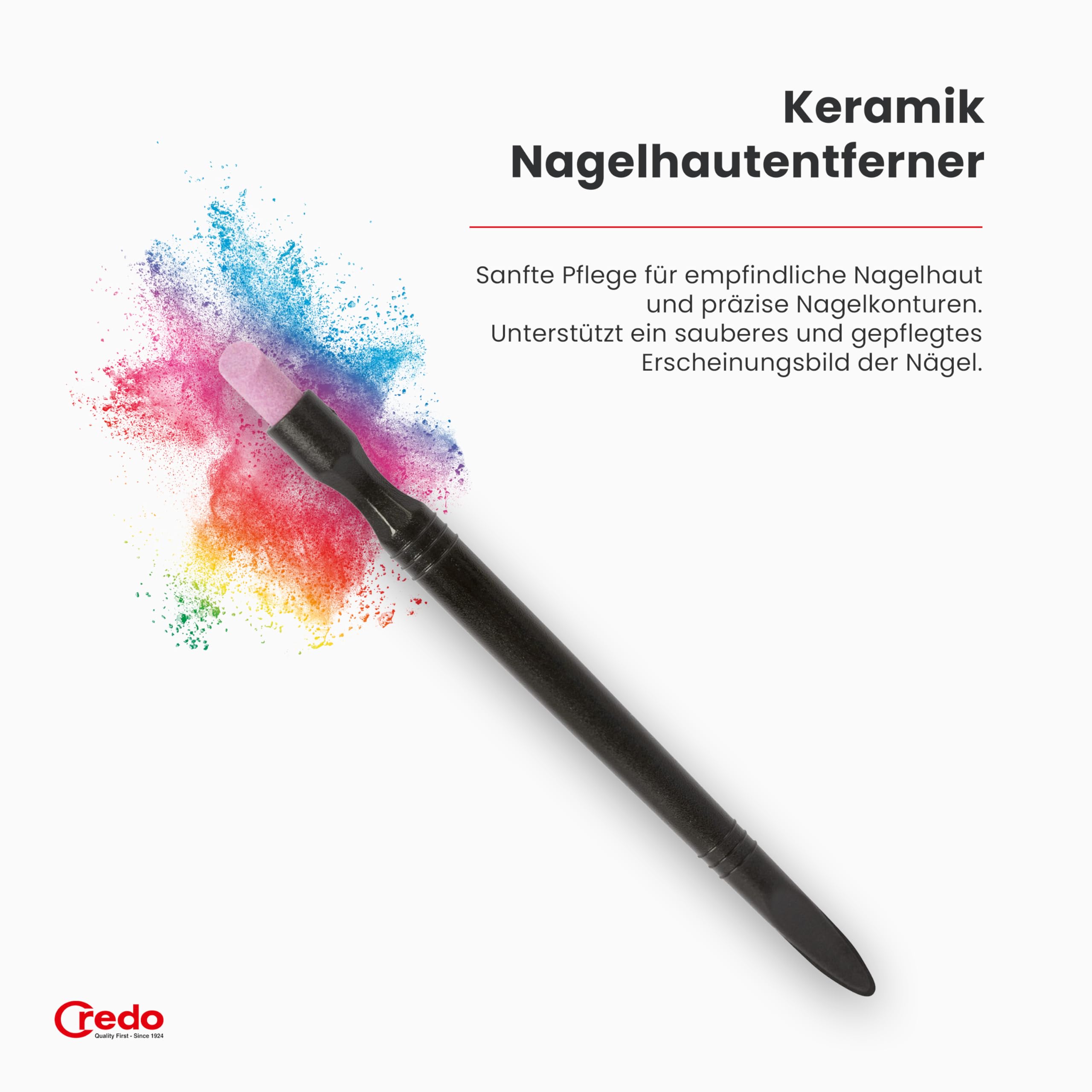 Credo PopArt Soft Care Bundle Fußpflege Set | mit SmartCutter, Pedikürestein, DuoSoft, Keramiknagelfeile & Keramik-Nagelhautentferner | sanfte Fuß- und Nagelpflege im farbigen Design (Grün)