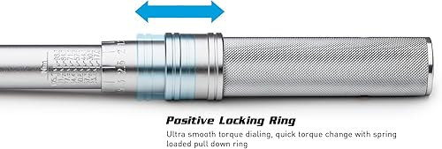 Miniatura 5 de Capri Tools 3120020150pulgadas llave dinamométrica industrial, chapado en cromo mate.