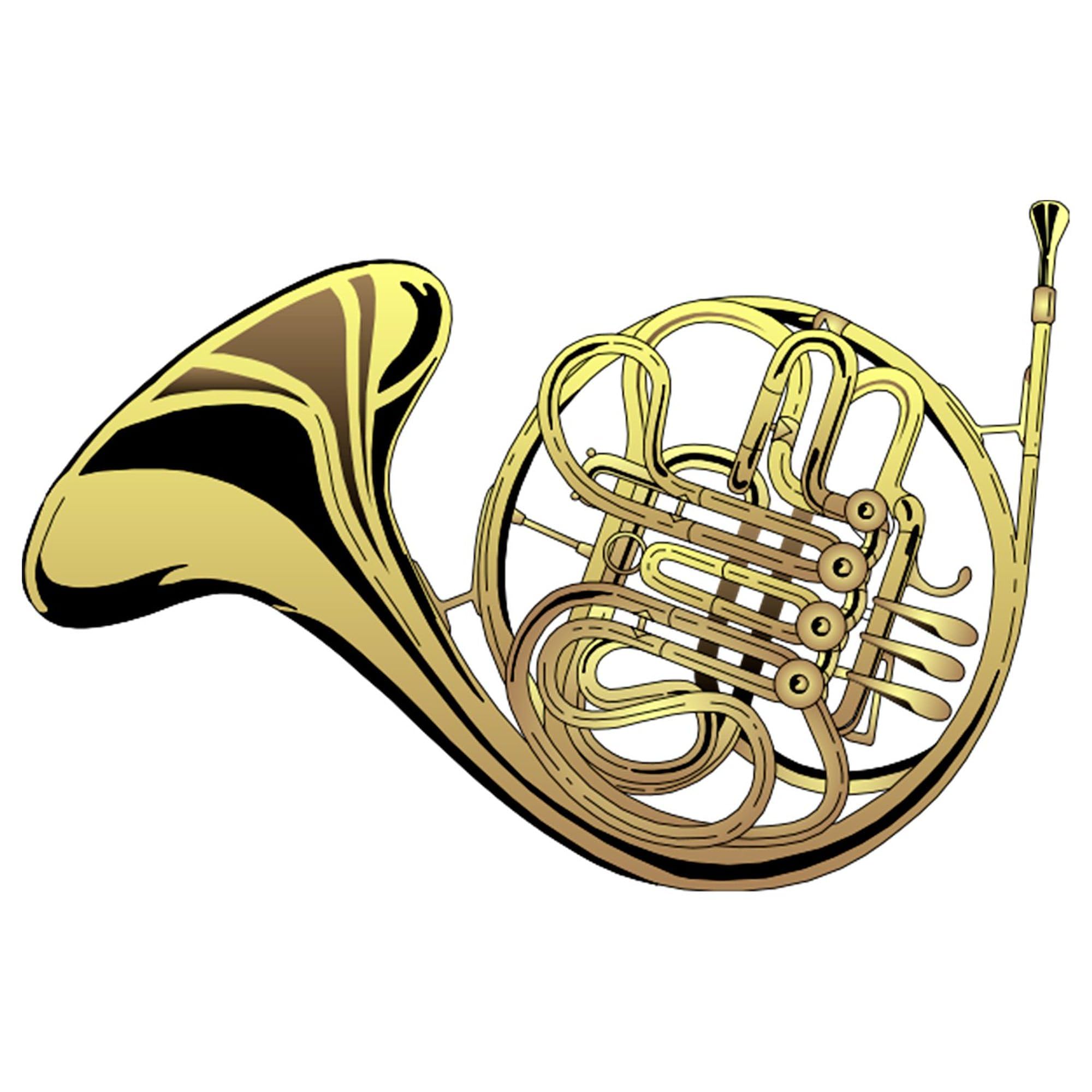 CafePress French Horn Sticker Oval Car Bumper Sticker