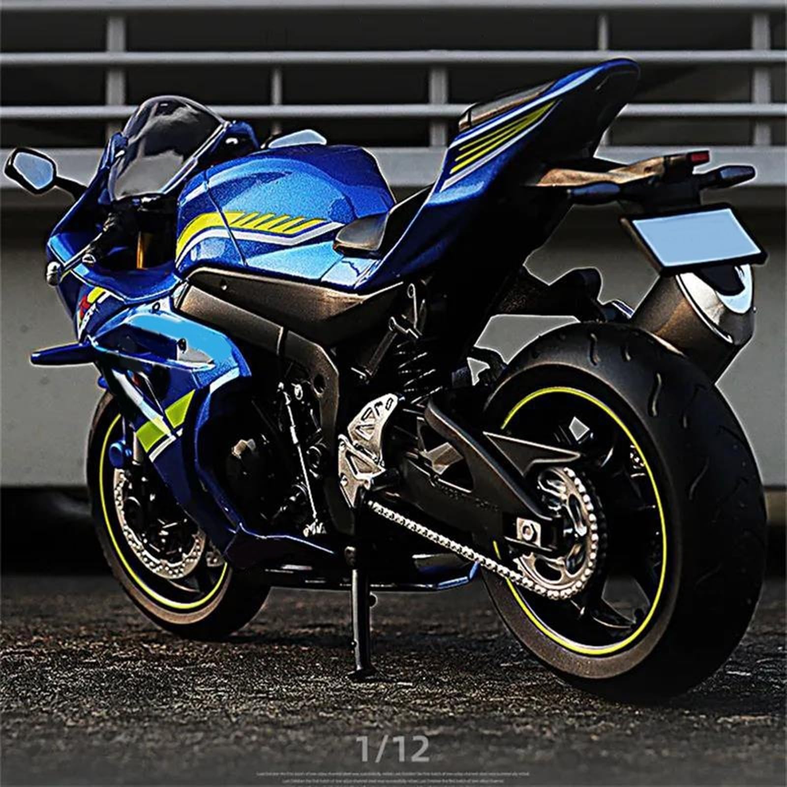 SEYXF Motorbike Toy Motorcycle Metal Model Collection Simulation Diecasts Gifts 1/12 for Suzuki GSXR1000(No Box)