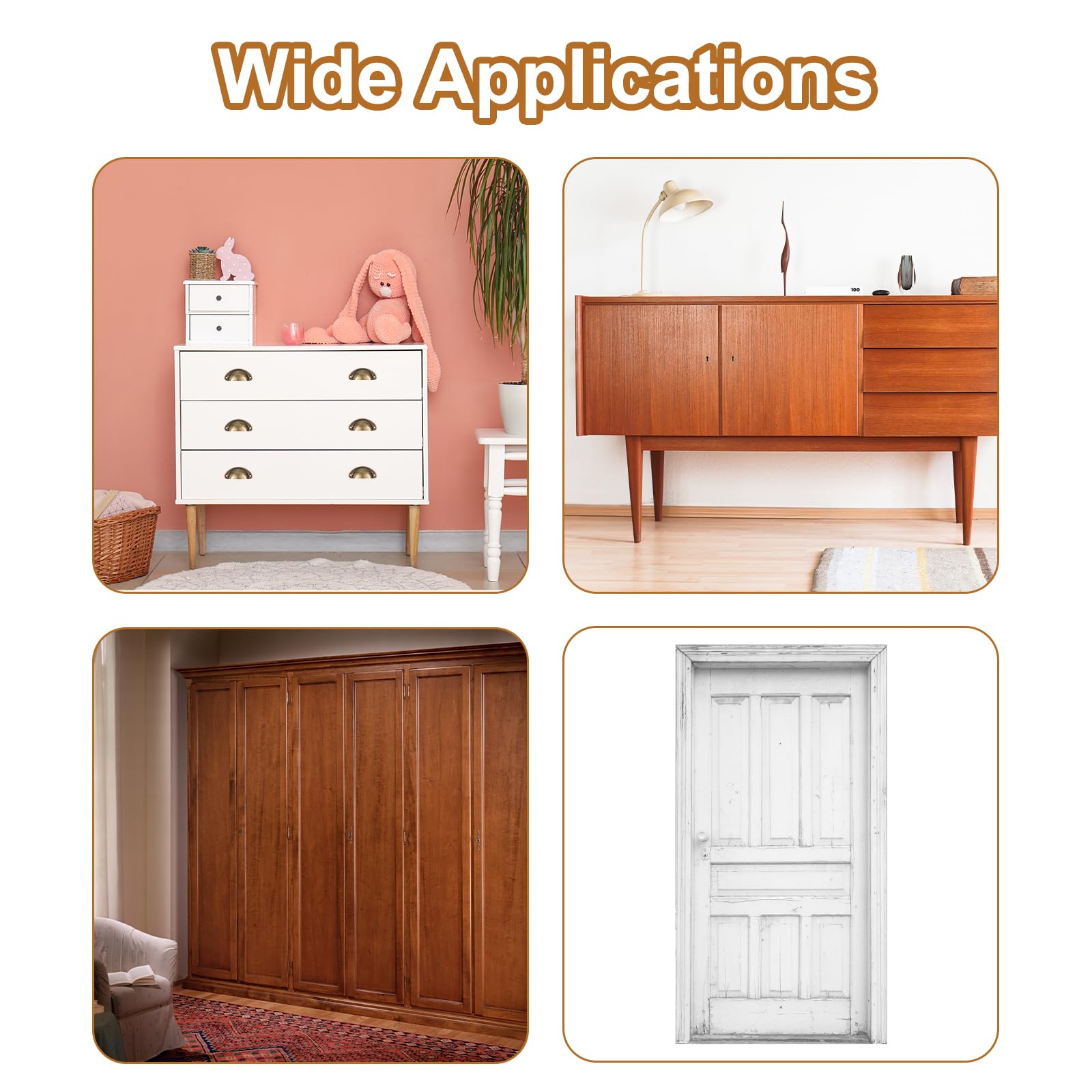Flexzion Lot de 5 poignées d'armoire de cuisine argentées pour tiroirs de 17,8 cm Flexzion Lot de 5 poignées d'armoire de cuisine argentées pour tiroirs de 17,8 cm