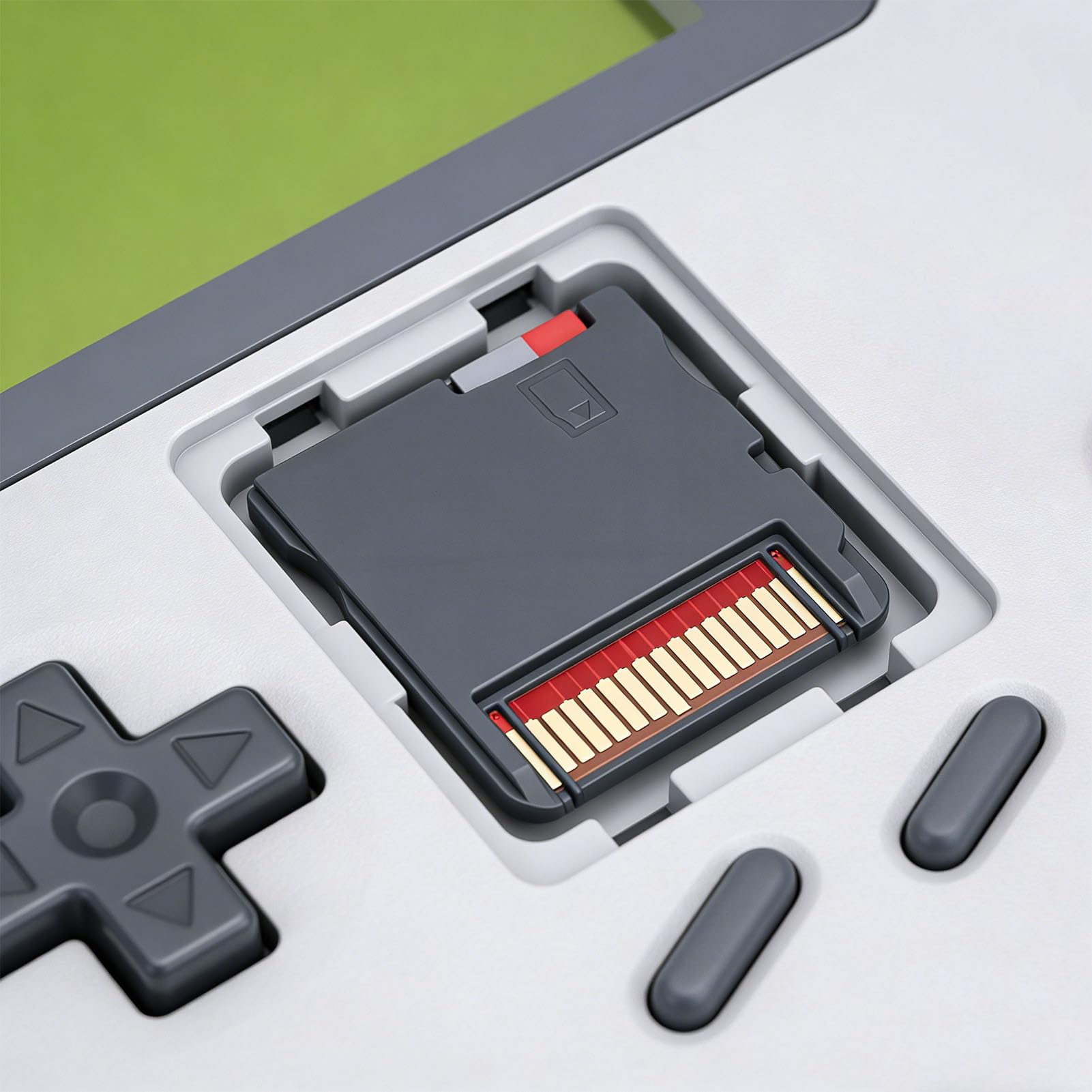 Scheda con 7800 giochi integrati, compatibile con 3DS, 2DS, NDSL, con emulazione di GBA, GBC, FC, MD, GB versione inglese