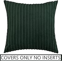 Vista 250 de UGASA - Juego de 2 fundas de almohada de terciopelo a rayas, funda decorativa para cojín con cremallera oculta para el hogar, sofá, dormitorio