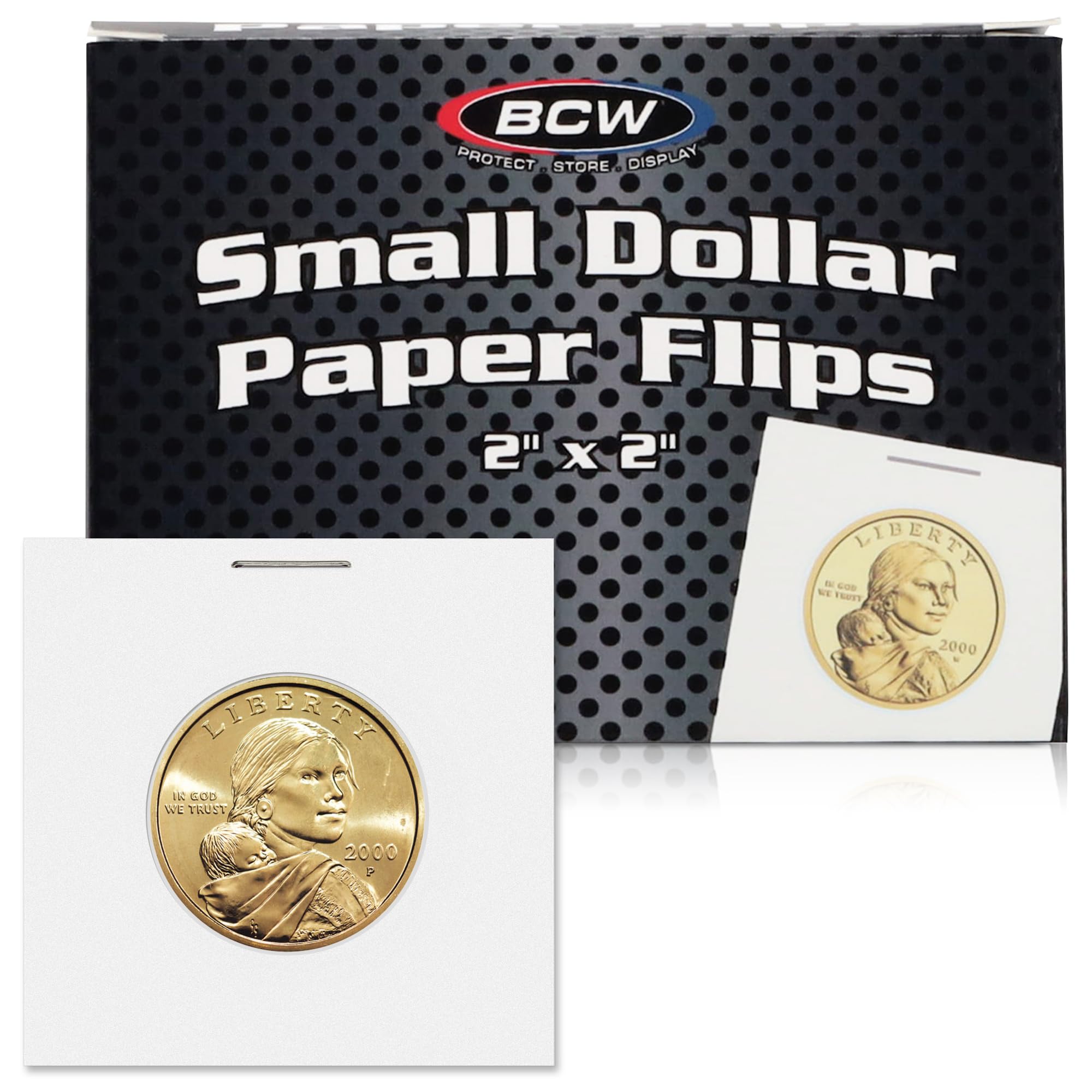 Amazon.com : BCW 2x2 Coin Flips for Small Dollar Coins – 100 Pack