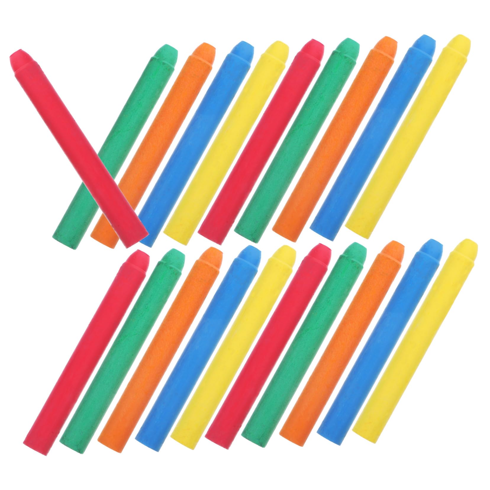 60 Piezas Tizas Coloridas sin Polvo para Maestros Tizas Lavables y Fáciles de Borrar para Pizarras y Escolar Interiores y Exteriores