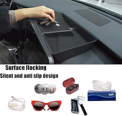 Miniatura 4 de Xincikeji Lexus RX 2023 - Bandeja de almacenamiento para consola central, caja de almacenamiento para salpicadero, accesorios Lexus RX, caja de