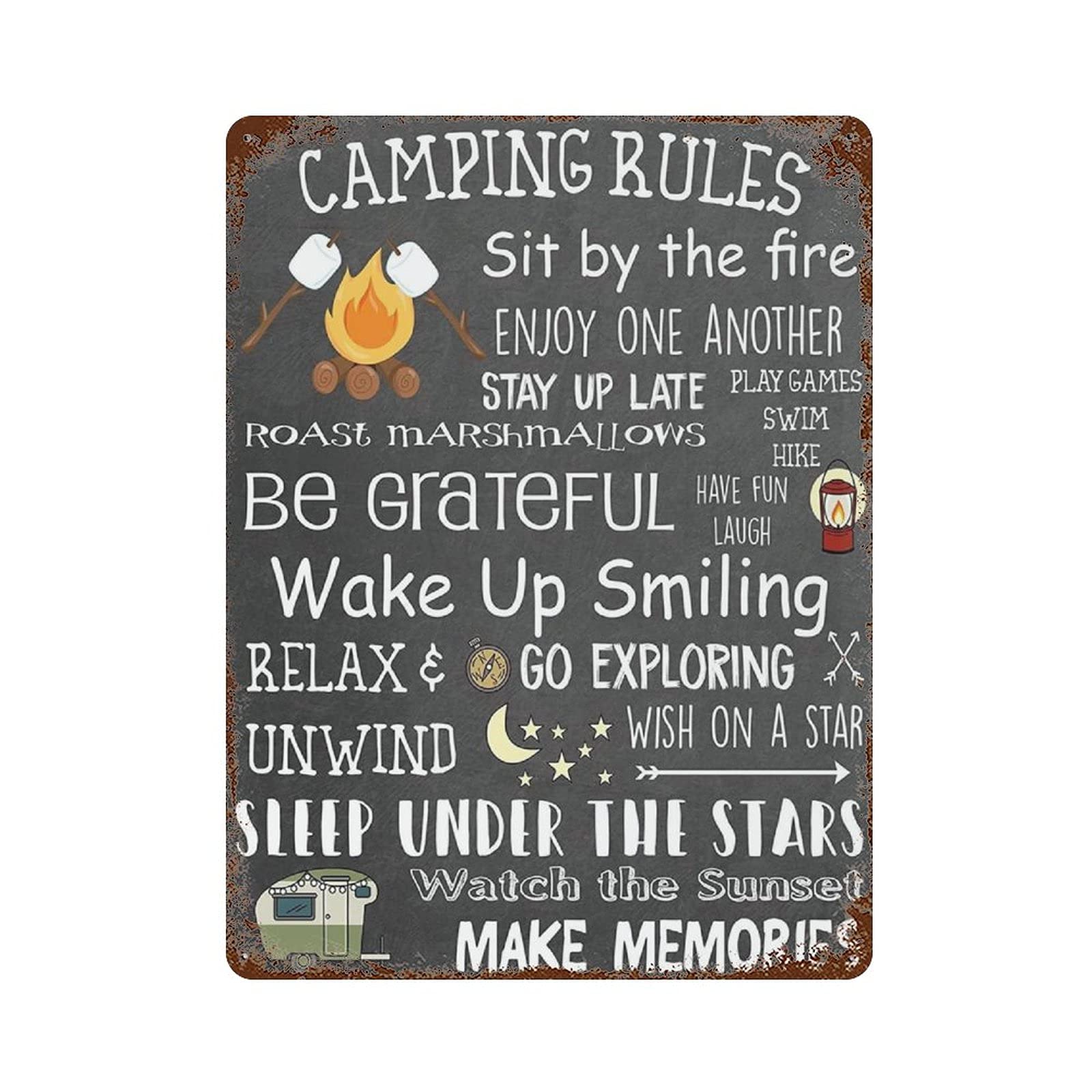 Warning Area 51 Retro Metal Iron Painting Tin Sign Wall Decor Poster Vintage Aluminum Plaque 11.8"x7.9"