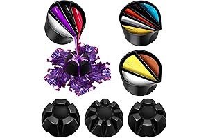 Baderke Pour Cup Silicone Mixing Cups Split Cups with 3/4/5 Channels for Acrylic Pouring