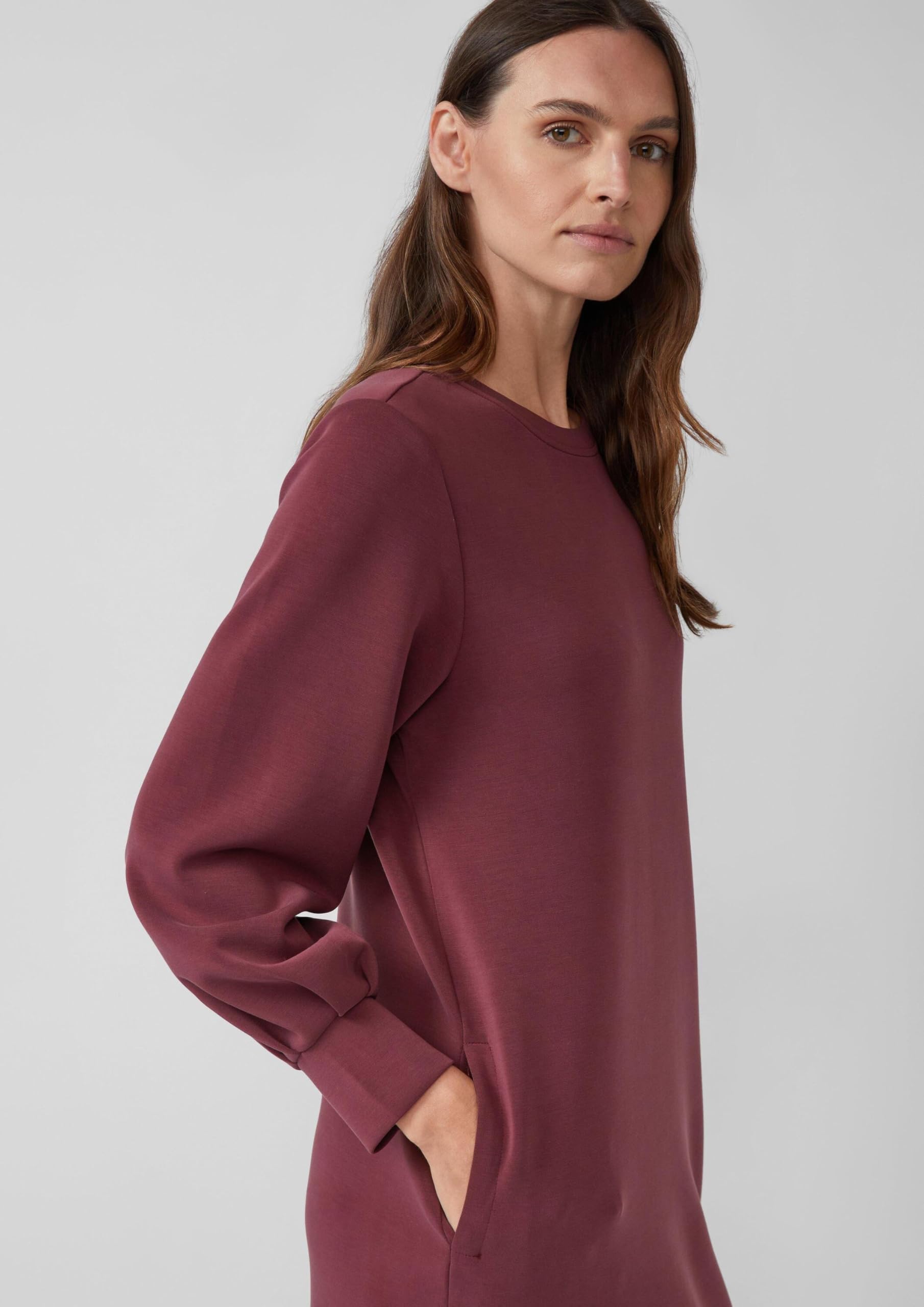 s.Oliver Damen 2175417 Sweat-Kleid Langarm