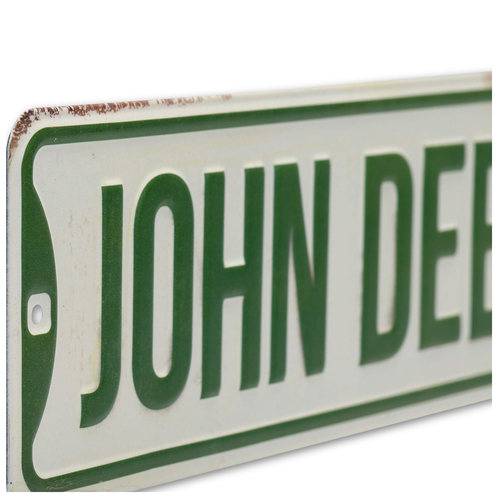 Open Road Brands John Deere - Placa metálica en relieve para calle