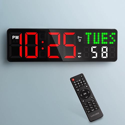 Temporizador de reloj de gimnasio, reloj de entrenamiento con segundos, 5 modos de visualización, 4 alarmas, temporizador de cuenta regresiva de