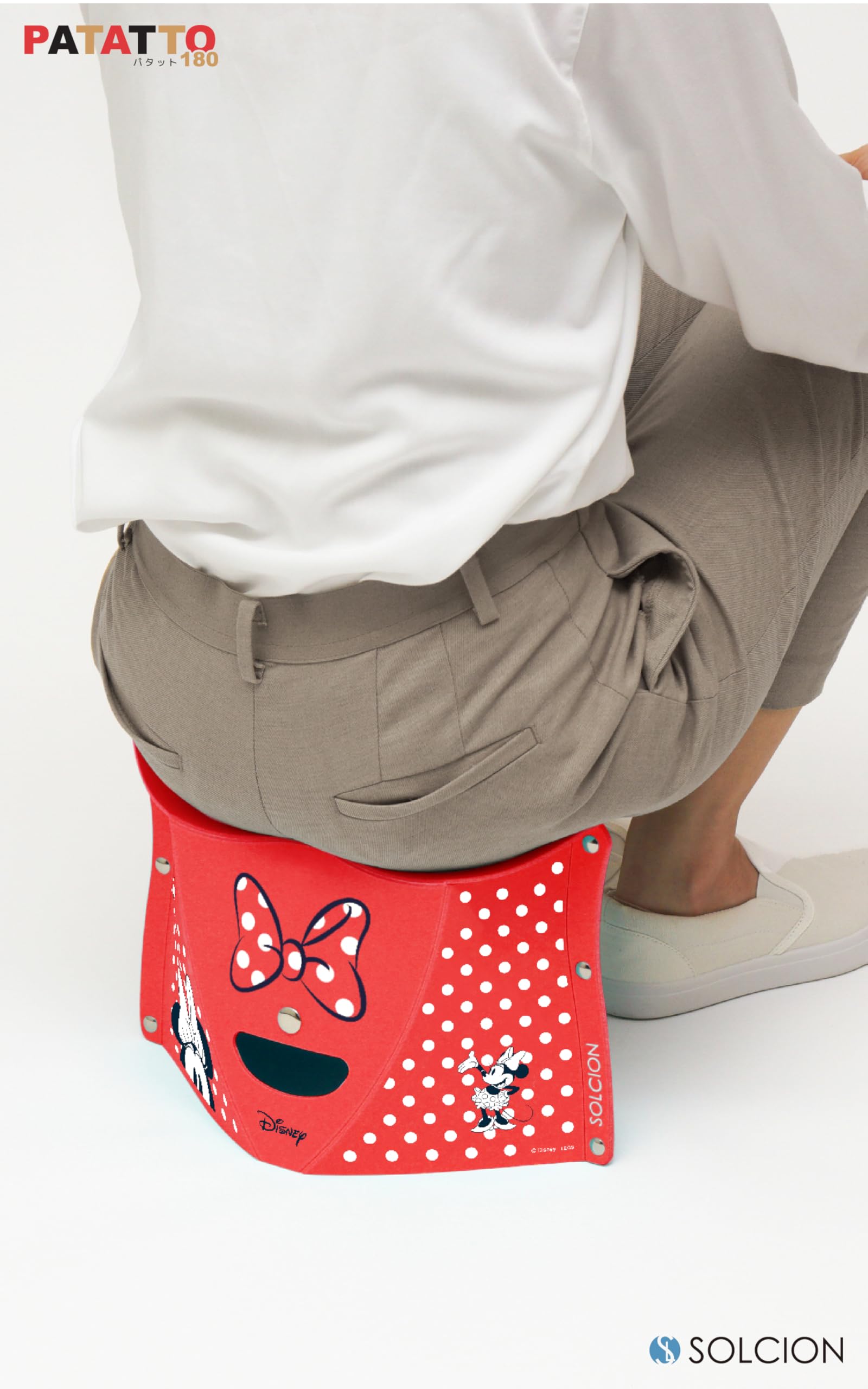 Amazon.co.jp: 【SOLCION公式】PATATTO180 disney (ミニーレッド