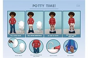 Potty Training Visual Aid Poster for Autism and Special Needs Children: Empowering...