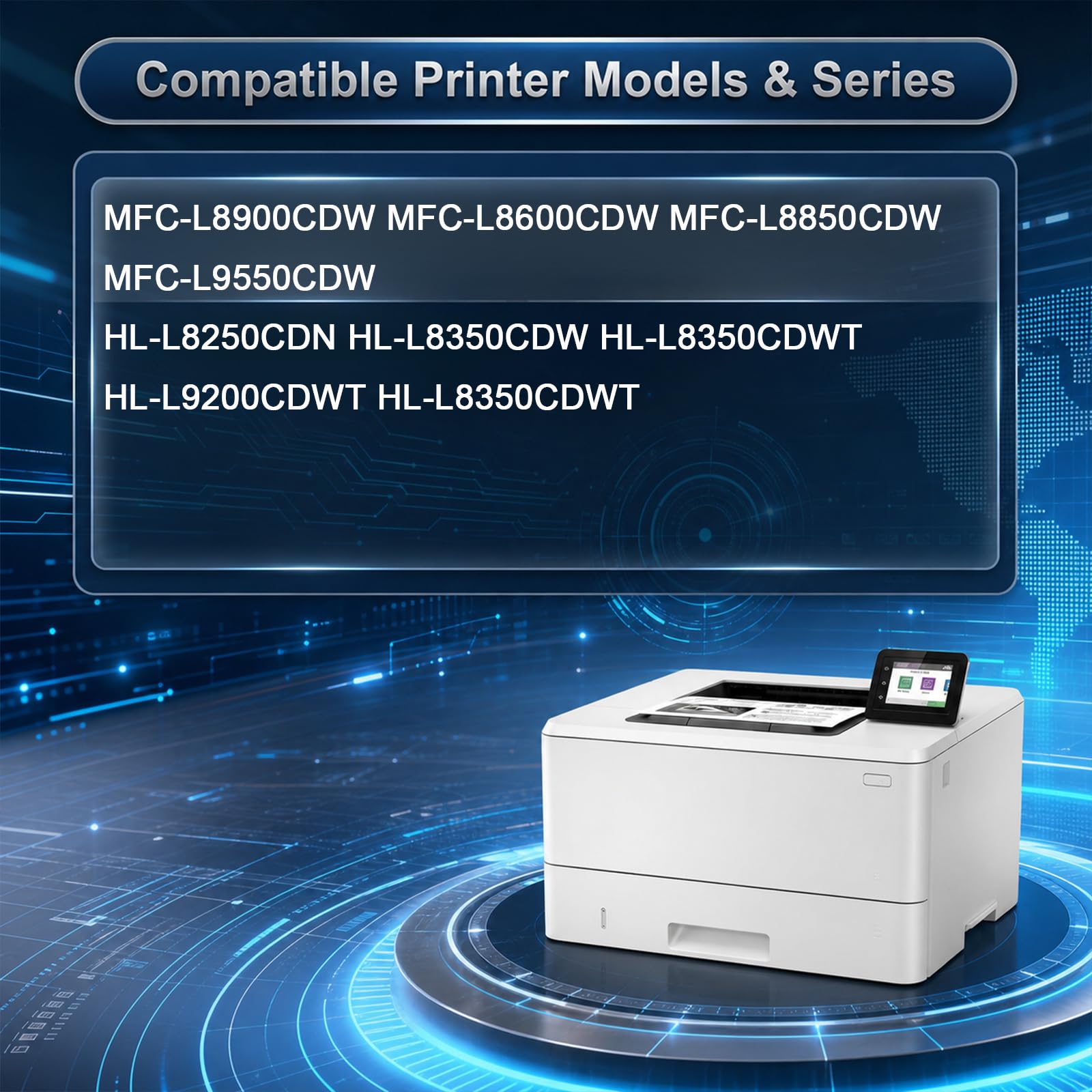Vaschetta recupero toner WT320CL compatibile per Brother WT 320CL 300CL WT-320CL per stampanti HL-L8250CDN HL-L8350CDW HL-L9200CDWT HL-L8350CDWT MFC-L8600CDW MFC-L9550CDW