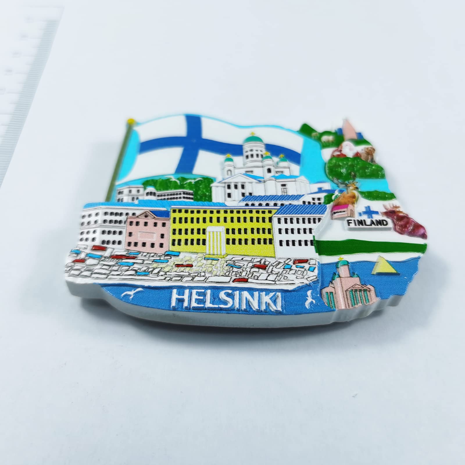 3d francia souvenir turistici regalo magneti da frigorifero in resina