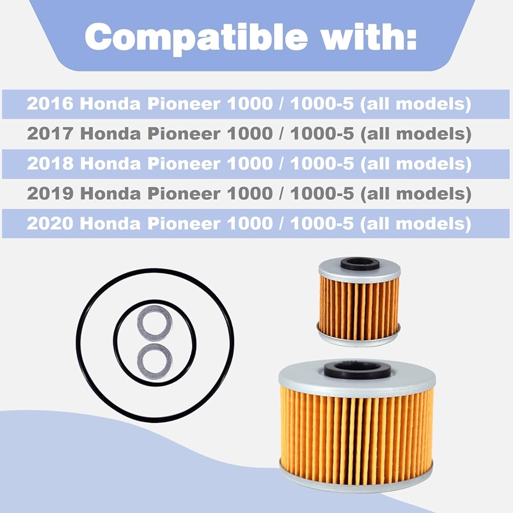 Amazon.com: 15412-MGS-D21 Oil Filter with O-rings and Drain