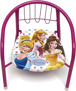 ARDITEX WD7871 Silla de Metal de 35.5x30x33.5cm de Disney-Princesas