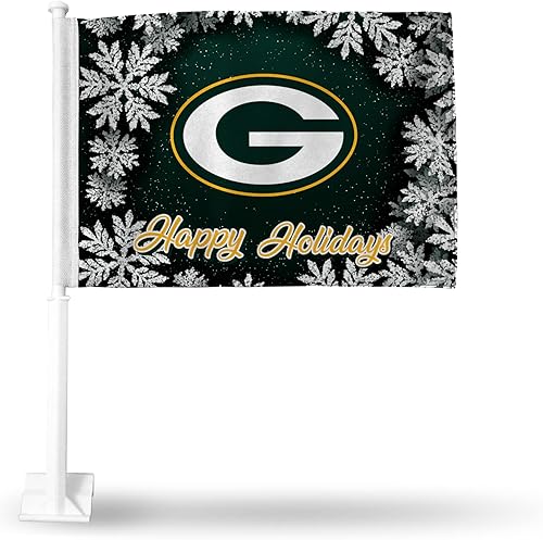 Miniatura 259 de Rico Industries NFL - Bandera de doble cara para automóvil, accesorio para auto B07NHSRDX2