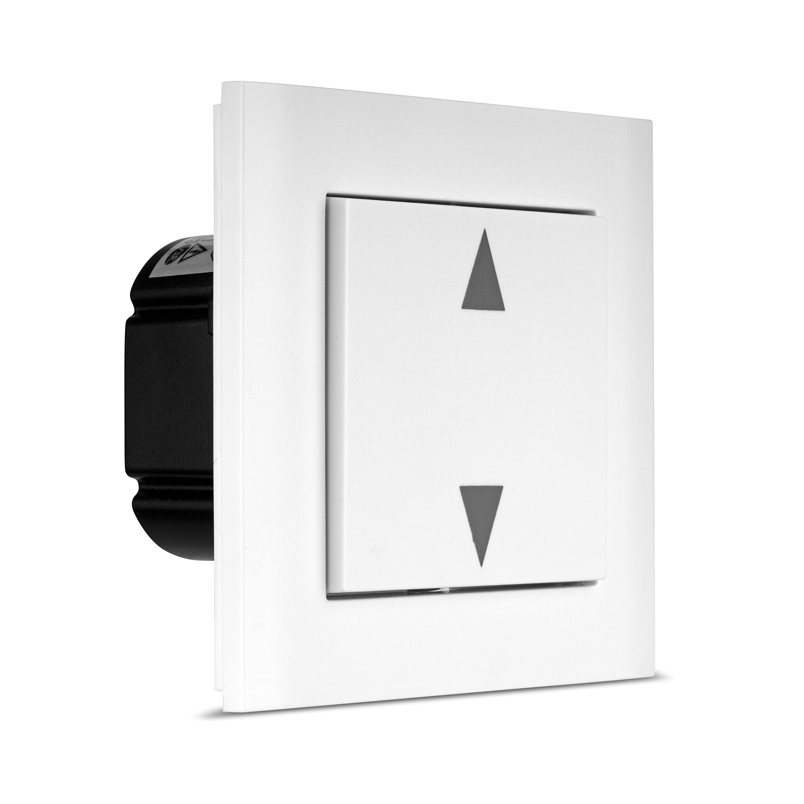 REV 0088167090 Link2Home - Interruttore Wi-Fi per tapparelle + telaio, controllo app e vocale, colore: Bianco