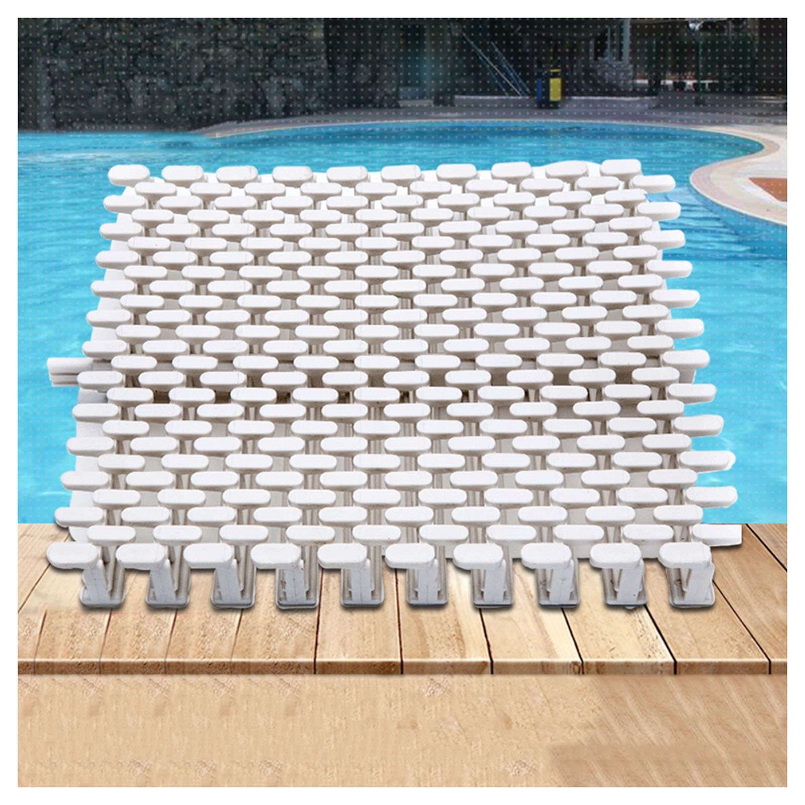 Rejilla de desagüe para piscinas y baños - 20x100 cm, rejilla de canaleta de plástico ABS empalmable, duradera, para interiores y exteriores, paquete de 10 para soluciones de drenaje óptimas (30x