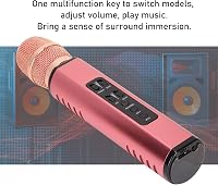 Sorandy K6 Bluetooth Karaoke Mikrofon Hangszóróval, Vezeték Nélküli, Rózsaszín 2