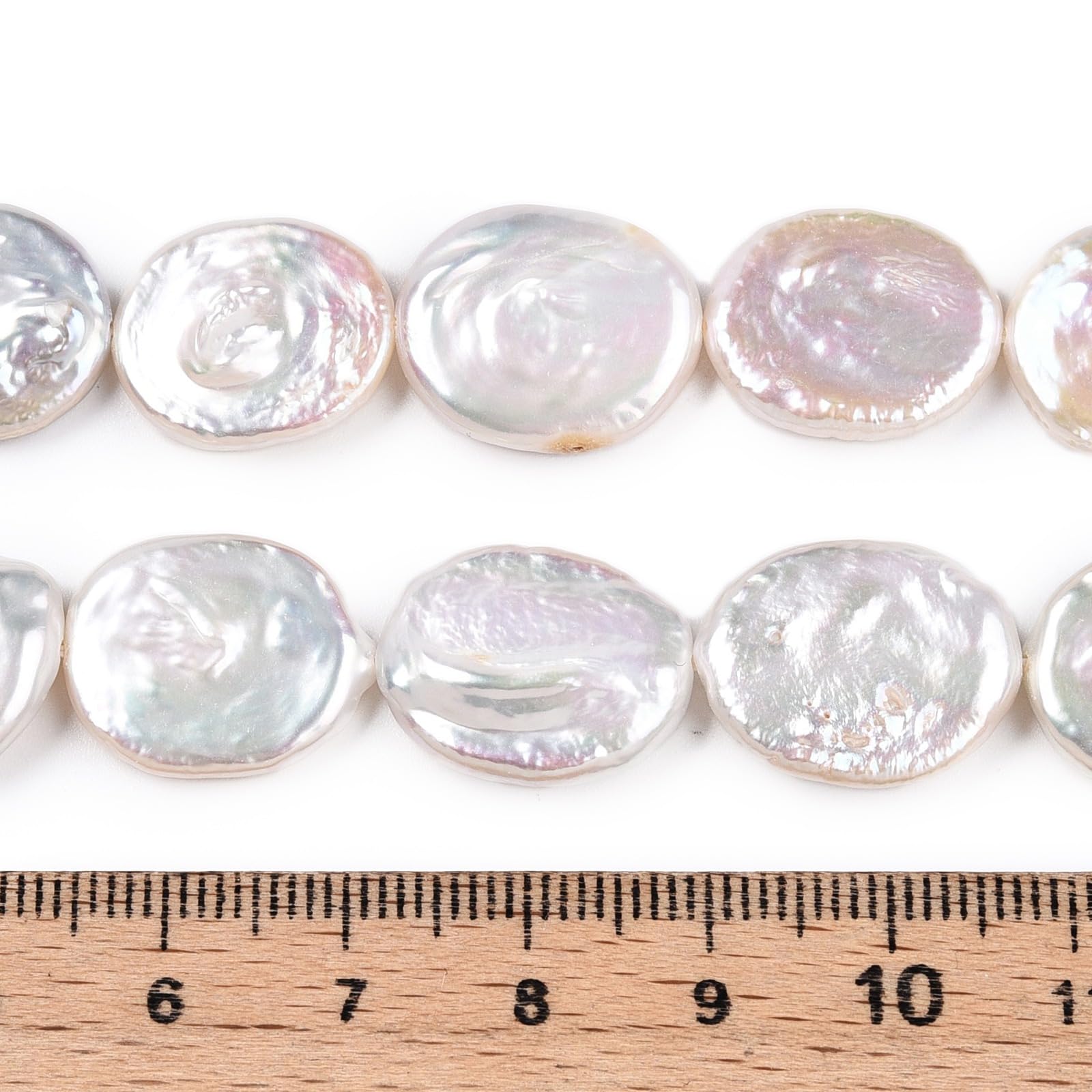 Airssory 23 cuentas de perlas naturales ovaladas de 16 a 25 mm, perlas barrocas naturales, cuentas sueltas para manualidades, pulseras, collares, aretes, bolsos, llaveros, decoración de teléfono