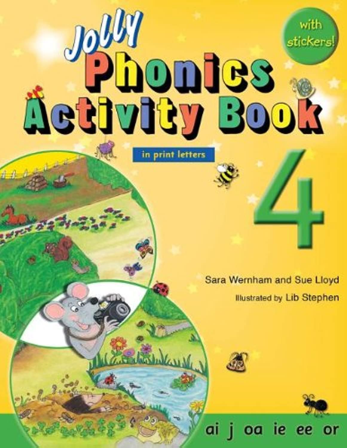 Jolly Phonics Activity Book: In Print Letters (4) (Jolly Phonics Activity Books, Set 1-7 Updated Edition)