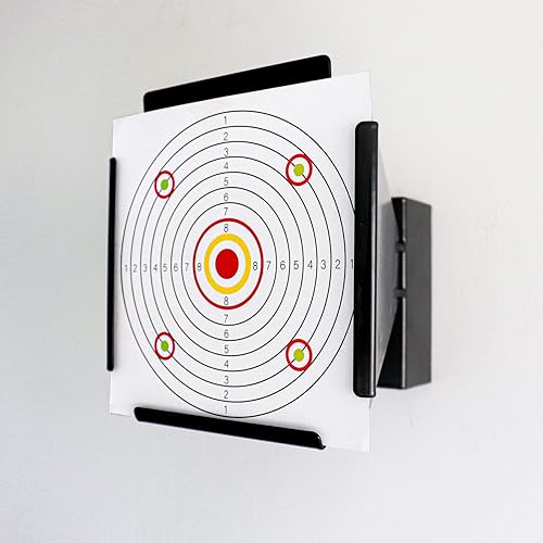 Miniatura 6 de Highwild Trampa de pellets, objetivo de trampa BB con 100 objetivos de papel de 5.5 x 5.5 pulgadas para Airsoft, pistola BB, pistola de aire