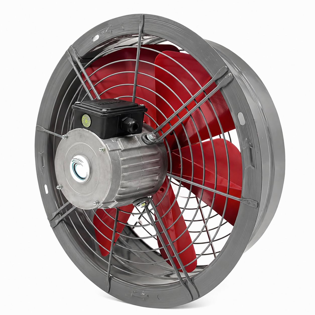 Uzman Ventilatore assiale murale ad alta prestazione - Ventilatore assiale industriale - Ventilatore murale - Per finestra - 300 mm, 350 mm, 400 mm, 450 mm, 500 mm, 550 mm, 600 mm - Aspirazione aria