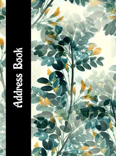 Address Book A6: small address book for purse. address book pocket size. Address Book Small with A-Z Tabs. small Address Books with Alphabet Index for All Your Contacts! 4 x 6 in