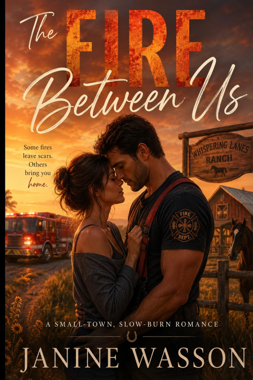 The Fire Between Us (Whispering Lanes)