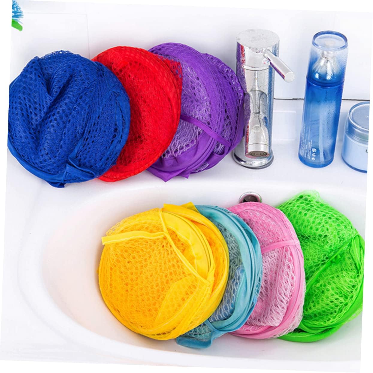 ULTECHNOVO Folding Laundry Basket College Dorm Camping Laundry Hamper Side for Detergent Storage
