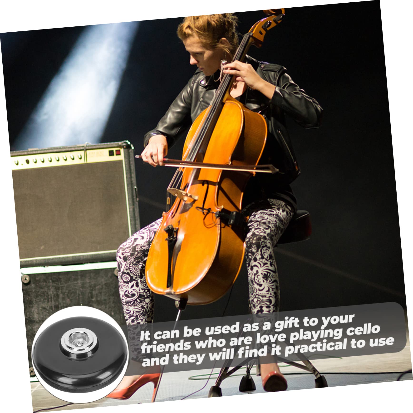 Professionelle Rutschfeste Cello Unterlage aus Pvc und Metall mit Leichtem Gewicht für Outdoor Performance und Sicheren Transport